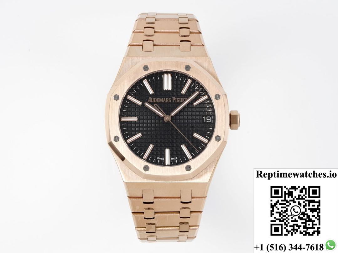 Ap Royal Oak 15510Or.Oo.1320Or.04 Aps Factory Black Dial-Rep Time Watches