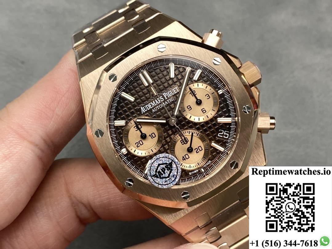 Ap Royal Oak 26240Or.Oo.1220Or.02 Aps Factory Brown Dial-Rep Time Watches