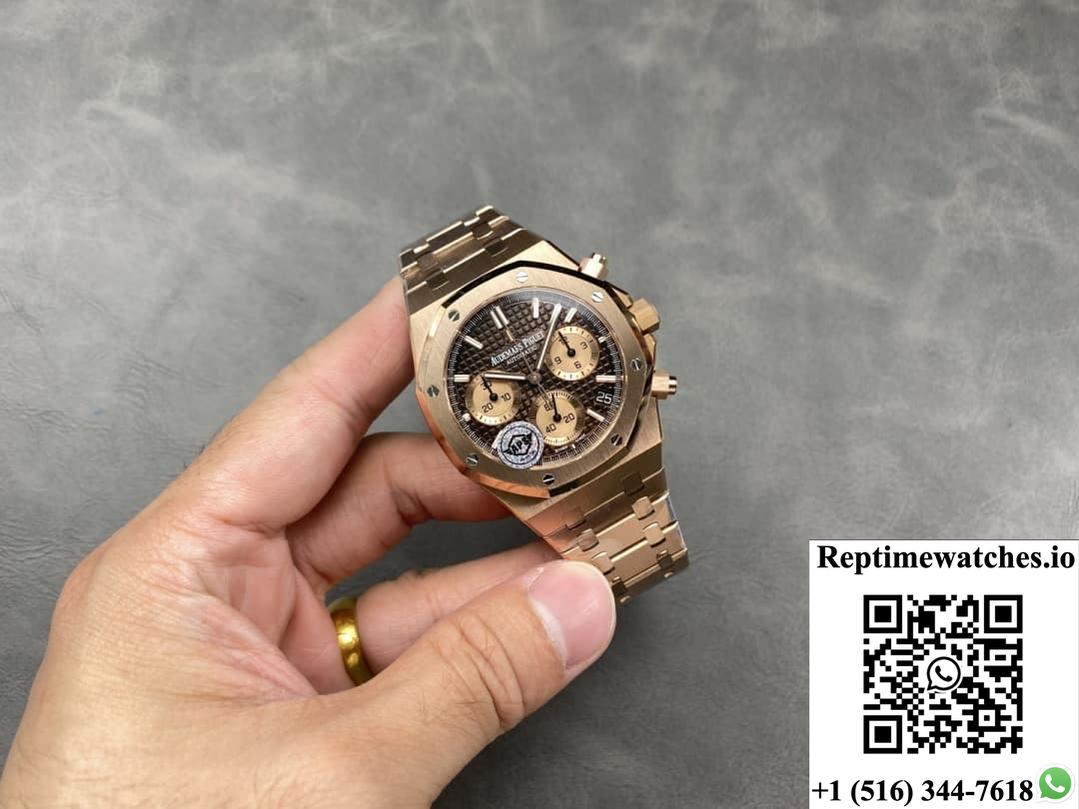 Ap Royal Oak 26240Or.Oo.1220Or.02 Aps Factory Brown Dial-Rep Time Watches