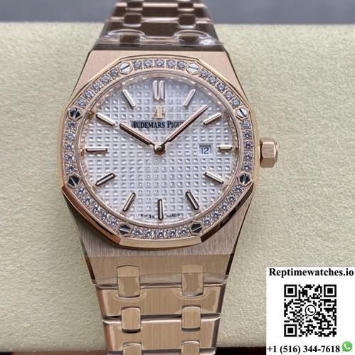 Ap Royal Oak 67651Or.Zz.1261Or.01 Zf Factory White Dial-Rep Time Watches