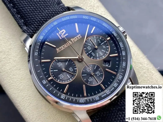 Audemars Piguet CODE 11.59 26393CR.OO.A002CR.01 OMF factory Black strap