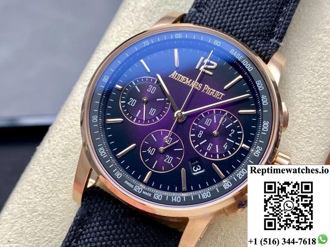 Audemars Piguet Code 11.59 26393Or.Oo.A002Kb.02 Omf Factory Textured Rubber Strap-Rep Time Watches