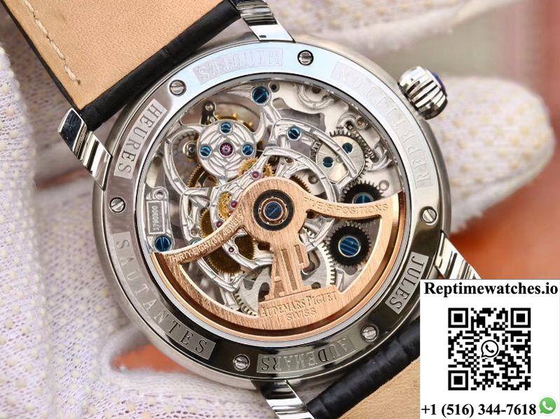 Audemars Piguet Jules Audemars Tourbillon 26357Pt.Zz.D028Cr.02 Skeleton Dial-Rep Time Watches