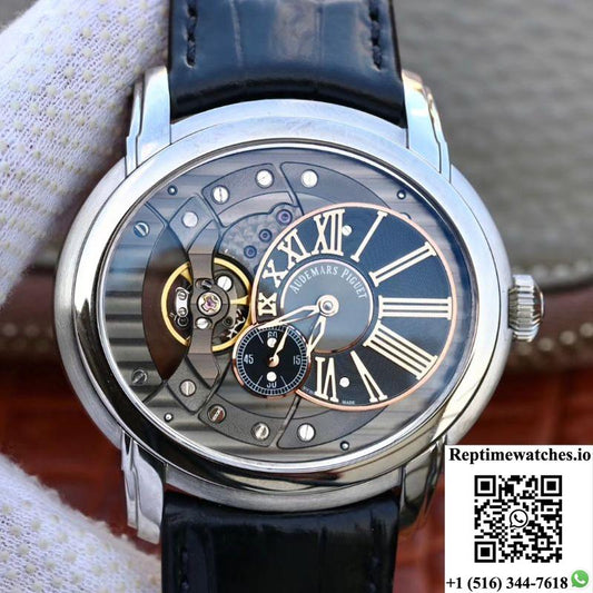 Audemars Piguet Millenary 15350Or.00.D093Cr.02 V9 Factory Skeleton Dial-Rep Time Watches