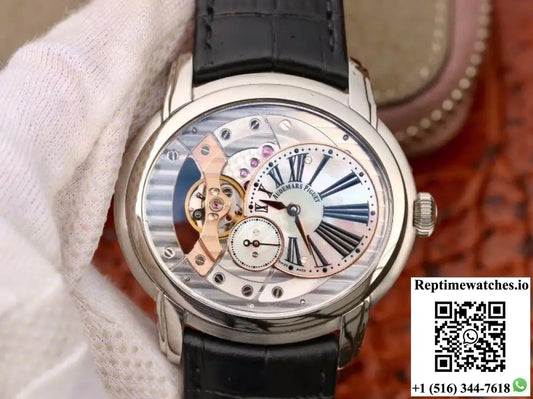 Audemars Piguet Millenary 4101 15350ST.00.D002CR.02 V9 Factory Skeleton Dial - Watches