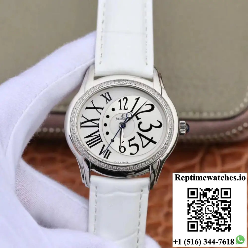 Audemars Piguet Millenary 77301ST.ZZ.D015CR.01 White Dial - Watches