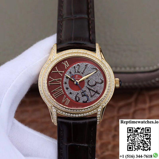 Audemars Piguet Millenary Ladies 77302Ba.Zz.D094Cr.01 Brown Dial-Rep Time Watches