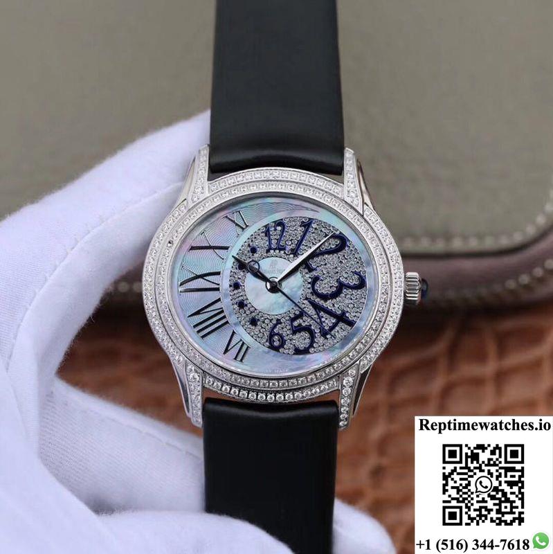 Audemars Piguet Millenary Ladies 77303Bc.Zz.D007Su.01 Mother Of Pearl Dial-Rep Time Watches