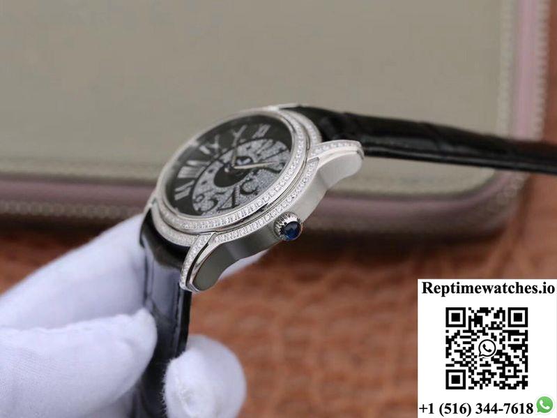 Audemars Piguet Millenary Lady 77302Bc.Zz.D001Cr.01 Black Dial-Rep Time Watches