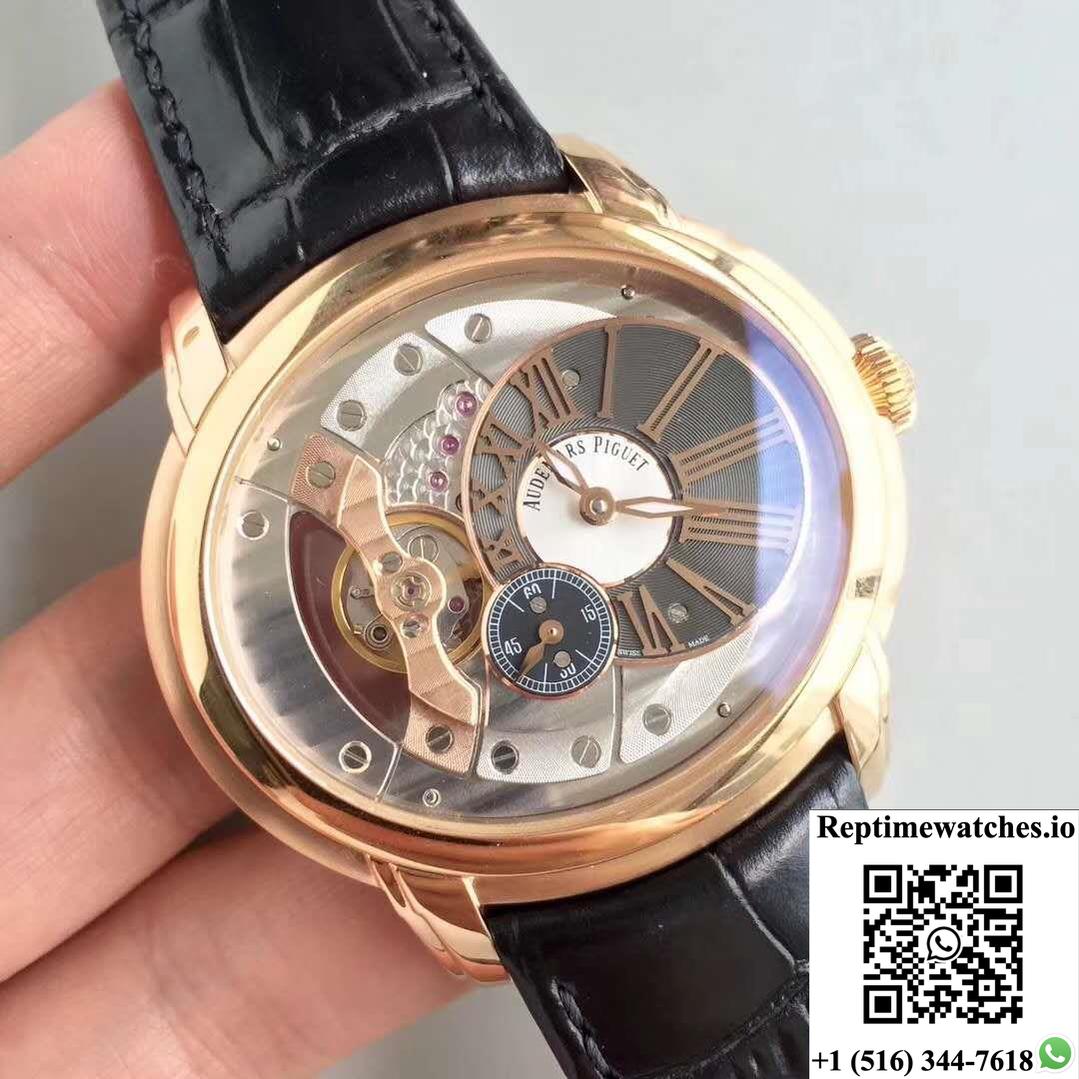 Audemars Piguet Royal Millenary 4101 15350Or.Oo.D093Cr.01 V9 Factory Skeleton Dial-Rep Time Watches