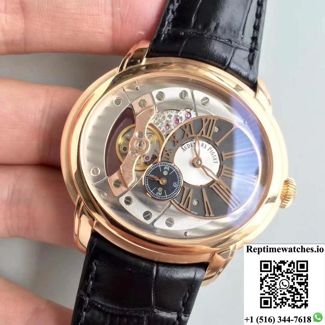 Audemars Piguet Royal Millenary 4101 15350Or.Oo.D093Cr.01 V9 Factory Skeleton Dial-Rep Time Watches