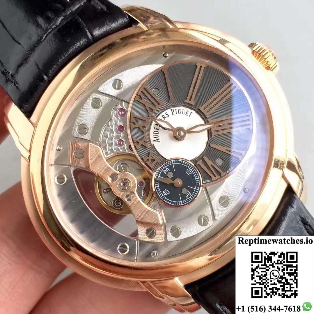 Audemars Piguet Royal Millenary 4101 15350Or.Oo.D093Cr.01 V9 Factory Skeleton Dial-Rep Time Watches
