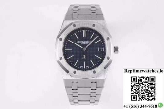 Audemars Piguet Royal Oak 15202St.Oo.1240St.01 Kz Factory Blue Dial-Rep Time Watches