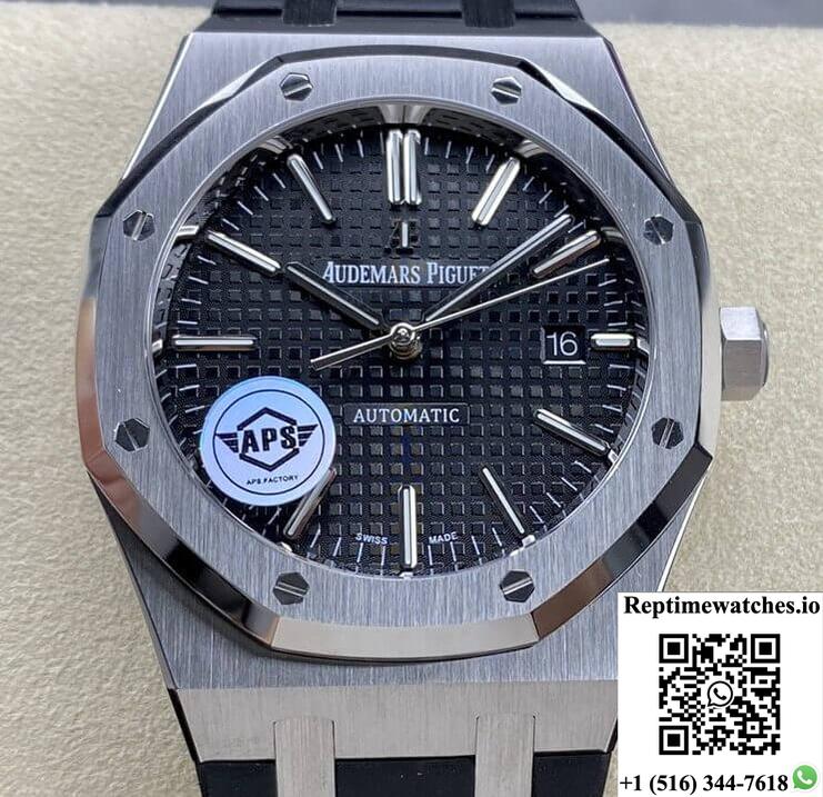 Audemars Piguet Royal Oak 15400 Aps Factory Rubber Strap-Rep Time Watches