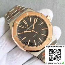 Audemars Piguet Royal Oak 15400 JF Factory Rose Gold Black Dial - Watches
