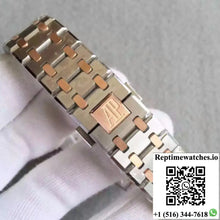 Audemars Piguet Royal Oak 15400 JF Factory Rose Gold Black Dial - Watches