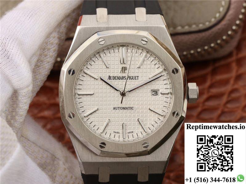 Audemars Piguet Royal Oak 15400 Jf Factory White Dial-Rep Time Watches