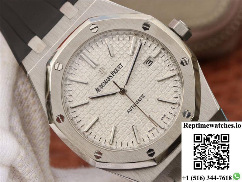Audemars Piguet Royal Oak 15400 Jf Factory White Dial-Rep Time Watches