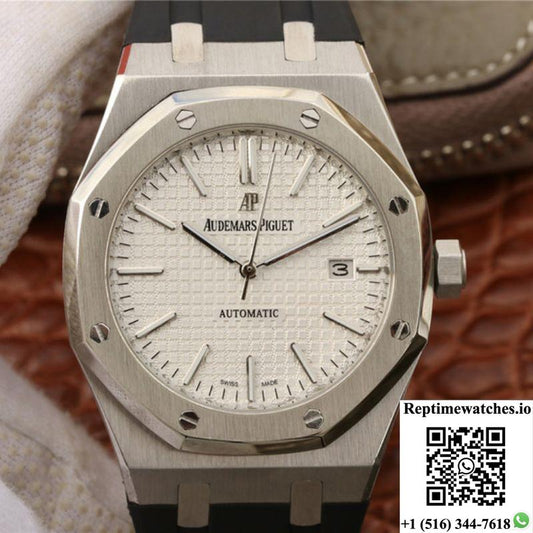 Audemars Piguet Royal Oak 15400 Jf Factory White Dial-Rep Time Watches