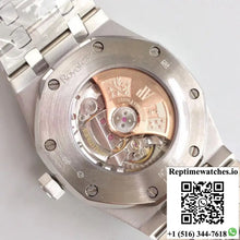 Audemars Piguet Royal Oak 15400.OR Full Diamond White Dial - Watches