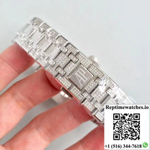 Audemars Piguet Royal Oak 15400.OR Full Diamond White Dial - Watches
