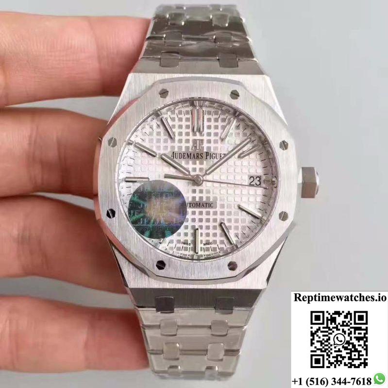 Audemars Piguet Royal Oak 15400 Silver Dial Jf Factory V5-Rep Time Watches