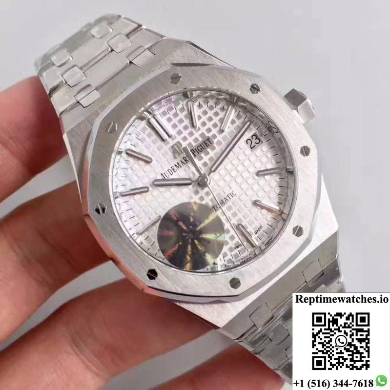 Audemars Piguet Royal Oak 15400 Silver Dial Jf Factory V5-Rep Time Watches