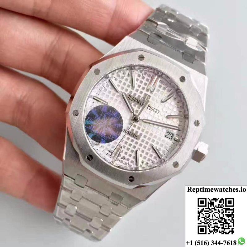 Audemars Piguet Royal Oak 15400 Silver Dial Jf Factory V5-Rep Time Watches