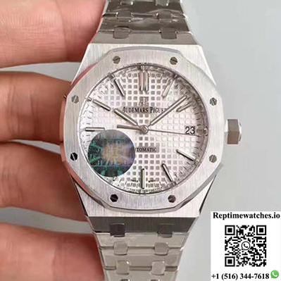 Audemars Piguet Royal Oak 15400 Silver Dial Jf Factory V5-Rep Time Watches