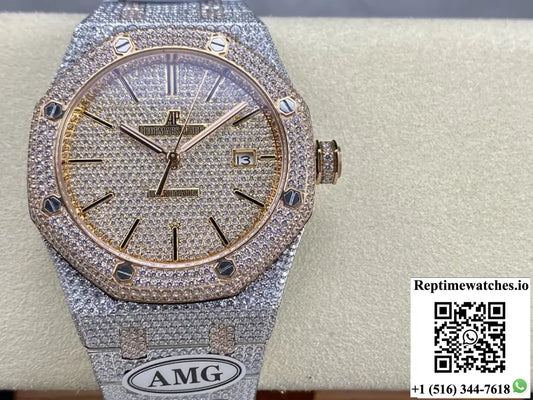 Audemars Piguet Royal Oak 15400OR.022 AMG Factory Diamond Strap