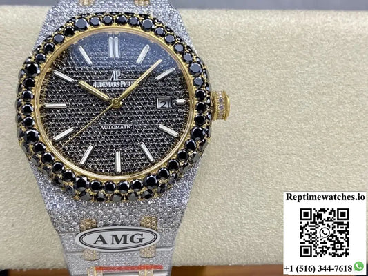 Audemars Piguet Royal Oak 15400OR.025 AMG factory transparent case back