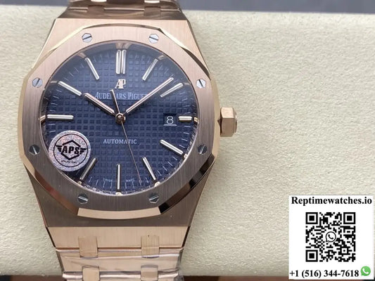 Audemars Piguet Royal Oak 15400OR.OO.1220OR.03 APS Factory Blue Dial