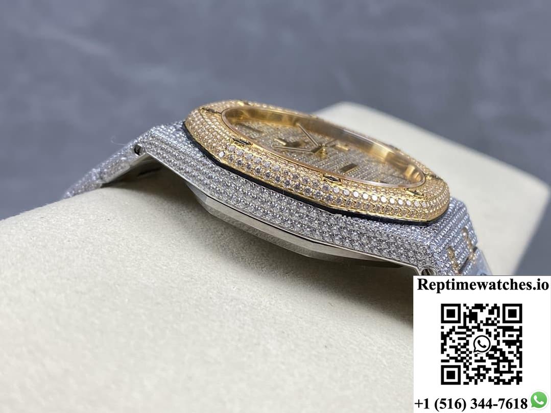 Audemars Piguet Royal Oak 15400Or.020 Amg Factory Diamond Dial-Rep Time Watches