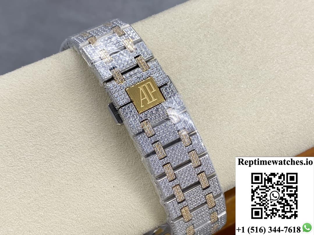 Audemars Piguet Royal Oak 15400Or.020 Amg Factory Diamond Dial-Rep Time Watches