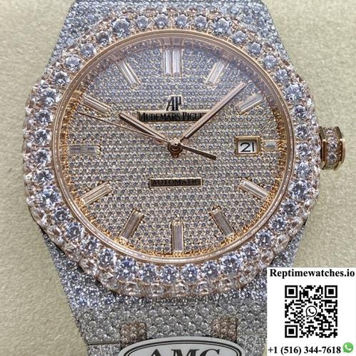 Audemars Piguet Royal Oak 15400Or.021 Amg Factory Date Display-Rep Time Watches