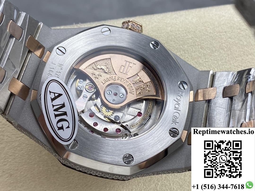 Audemars Piguet Royal Oak 15400Or.022 Amg Factory Diamond Strap-Rep Time Watches