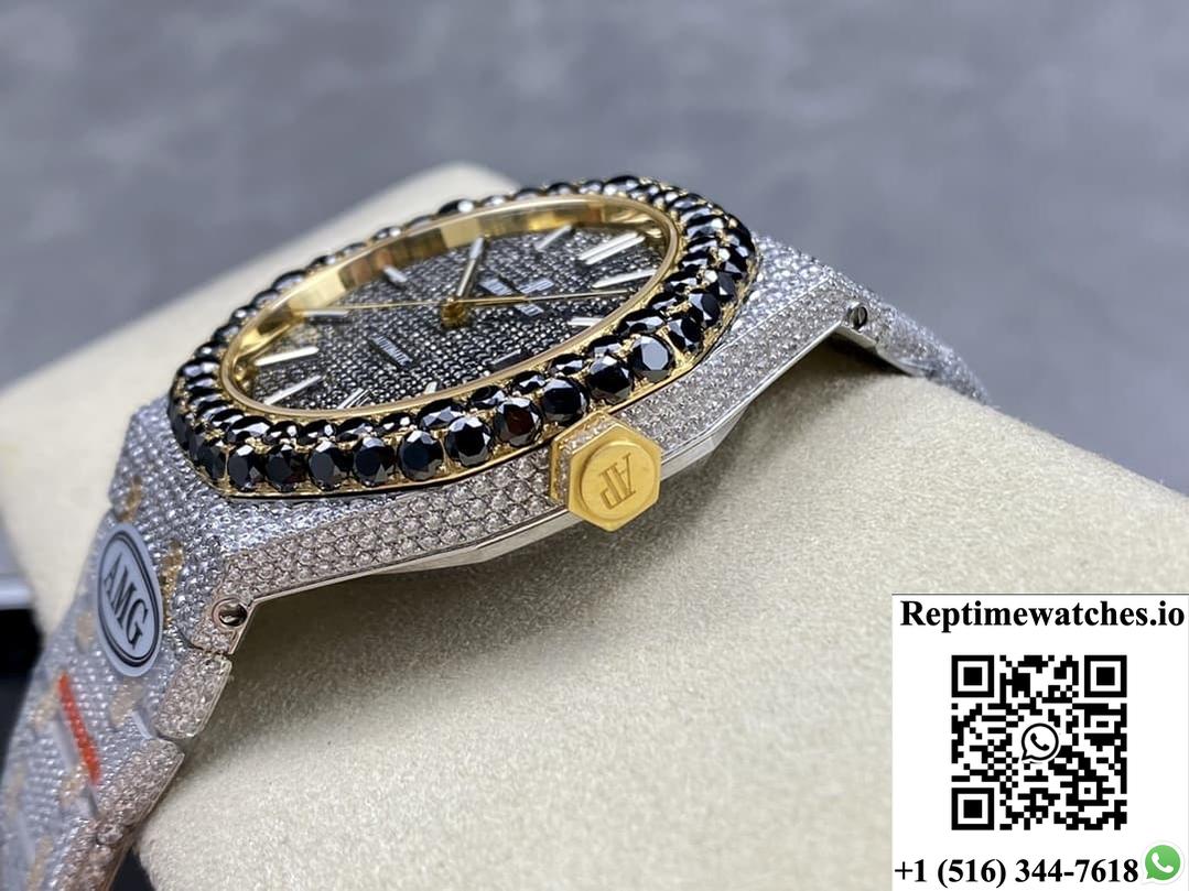 Audemars Piguet Royal Oak 15400Or.025 Amg Factory Transparent Case Back-Rep Time Watches