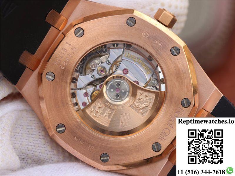 Audemars Piguet Royal Oak 15400Or.Oo.D002Cr.01 Jf Factory Black Dial-Rep Time Watches