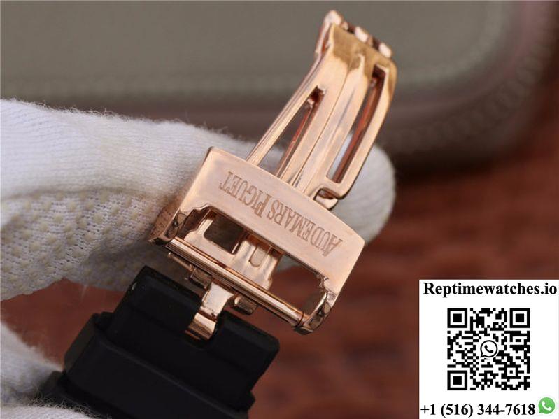 Audemars Piguet Royal Oak 15400Or.Oo.D002Cr.01 Jf Factory Black Dial-Rep Time Watches