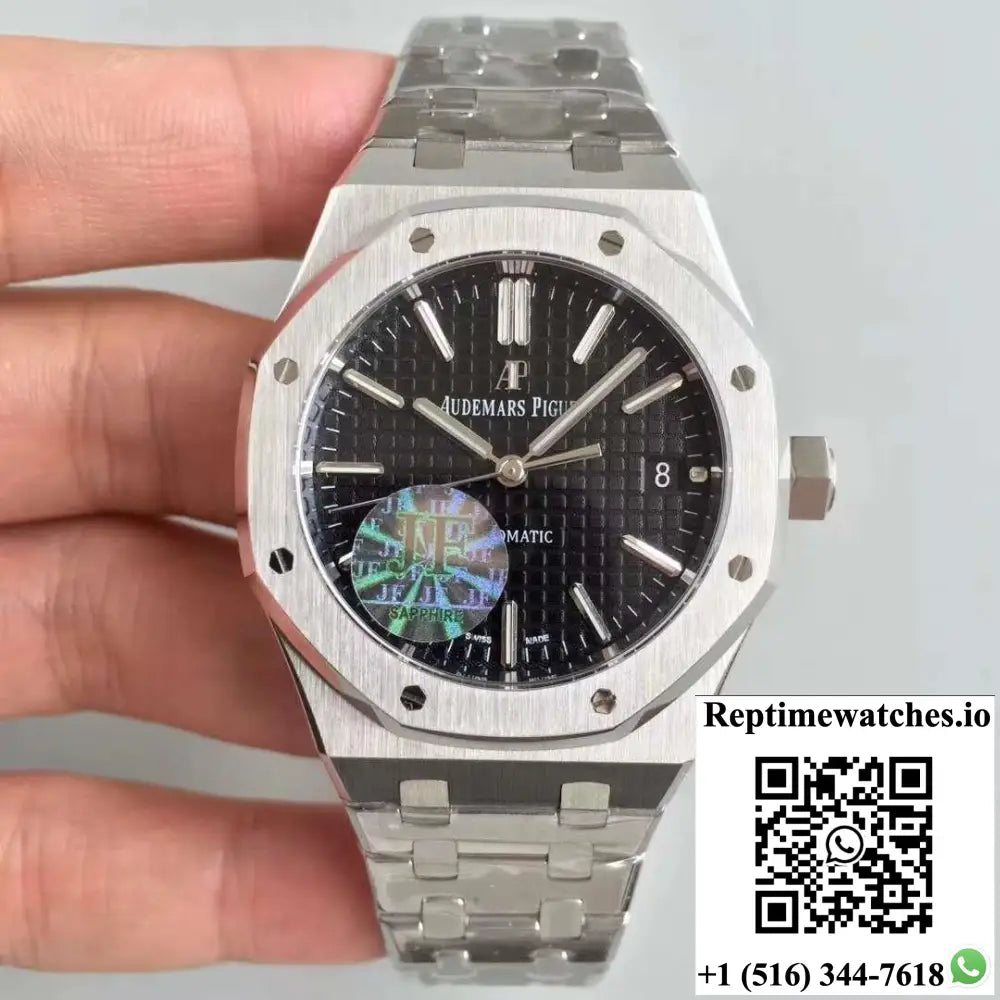 Audemars Piguet Royal Oak 15400ST.OO.1220ST.01 JF Factory V5 Black Dial - Watches