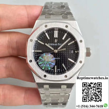 Audemars Piguet Royal Oak 15400ST.OO.1220ST.01 JF Factory V5 Black Dial - Watches