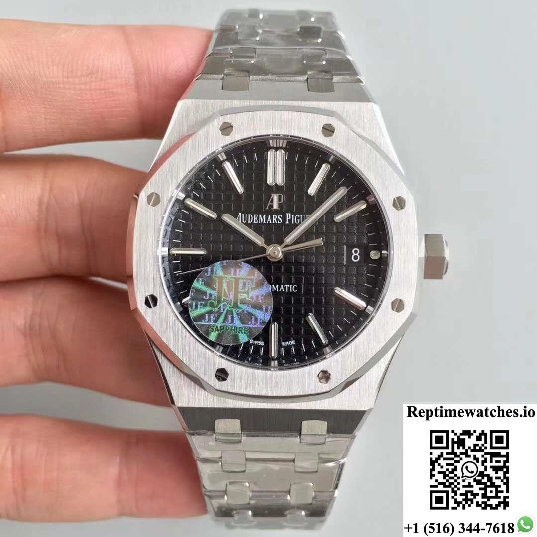 Audemars Piguet Royal Oak 15400St.Oo.1220St.01 Jf Factory V5 Black Dial-Rep Time Watches