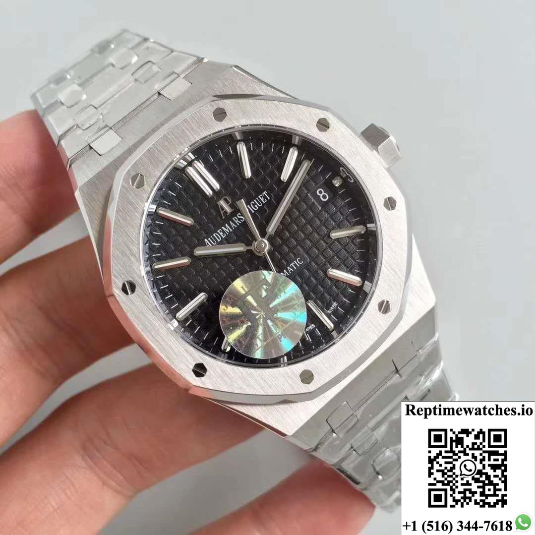 Audemars Piguet Royal Oak 15400St.Oo.1220St.01 Jf Factory V5 Black Dial-Rep Time Watches
