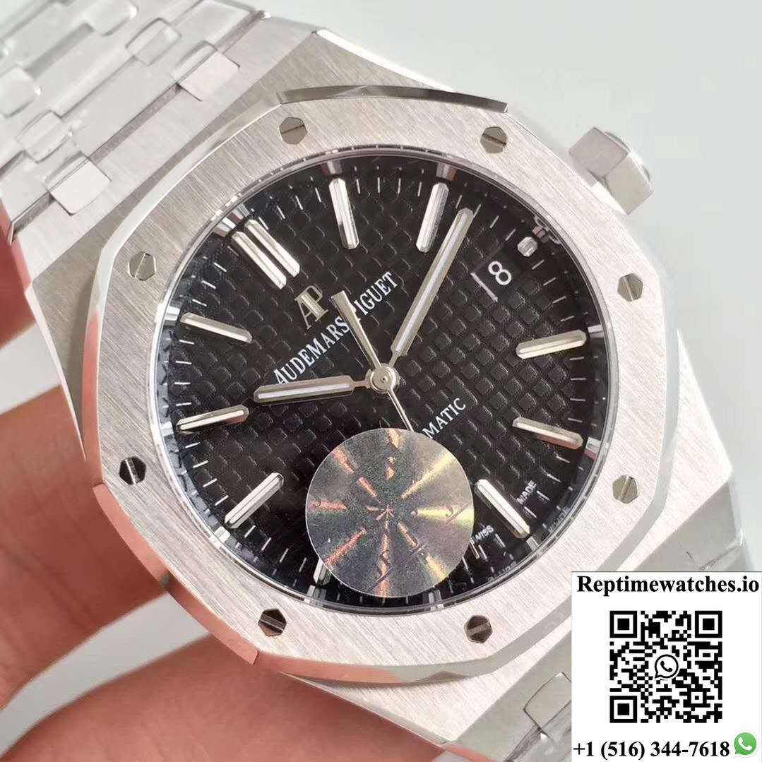 Audemars Piguet Royal Oak 15400St.Oo.1220St.01 Jf Factory V5 Black Dial-Rep Time Watches