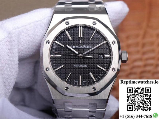 Audemars Piguet Royal Oak 15400St.Oo.1220St.01 Zf Factory Black Dial-Rep Time Watches