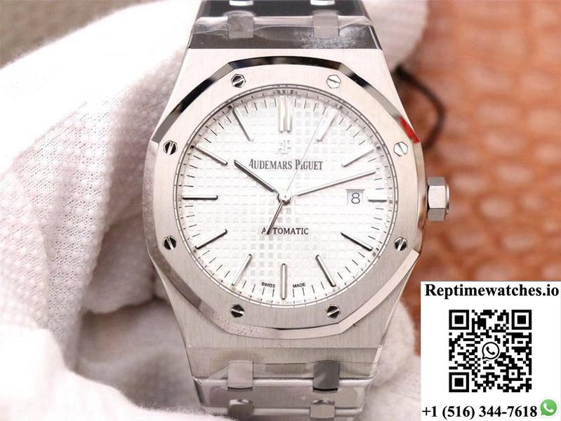 Audemars Piguet Royal Oak 15400St.Oo.1220St.02 Zf Factory White Dial-Rep Time Watches