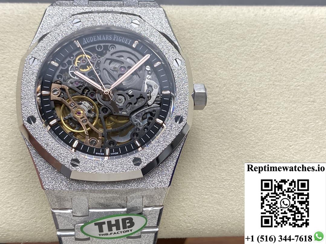 Audemars Piguet Royal Oak 15407Bc.Gg.1224Bc.01 Thb Factory Frost Gold-Rep Time Watches