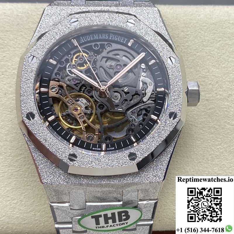 Audemars Piguet Royal Oak 15407Bc.Gg.1224Bc.01 Thb Factory Frost Gold-Rep Time Watches