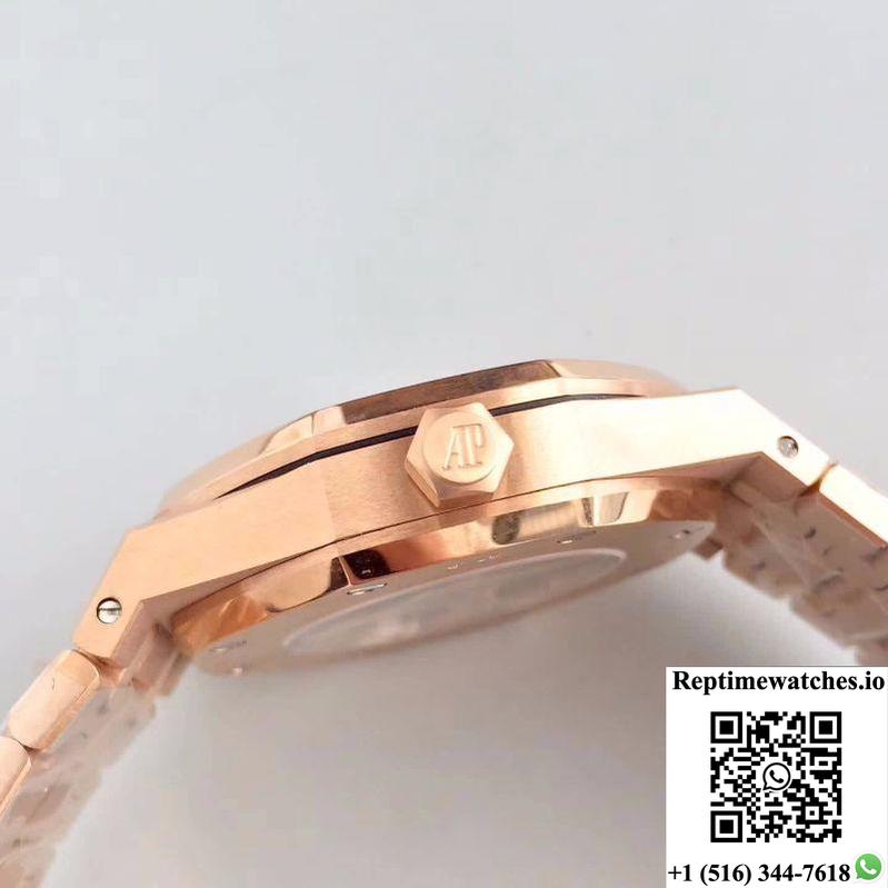 Audemars Piguet Royal Oak 15407Or.Oo.1220Or.01 Jf Factory Skeleton Dial-Rep Time Watches