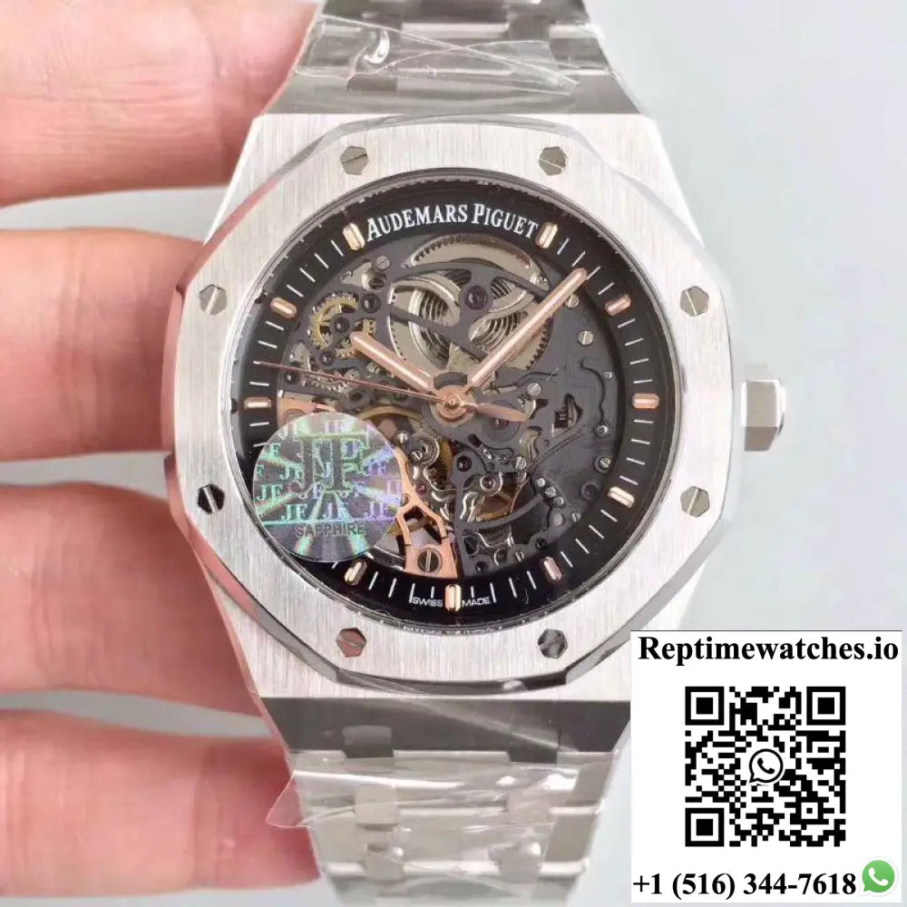 Audemars Piguet Royal Oak 15407ST.OO.1220ST.01 JF Factory Skeleton Dial - Watches